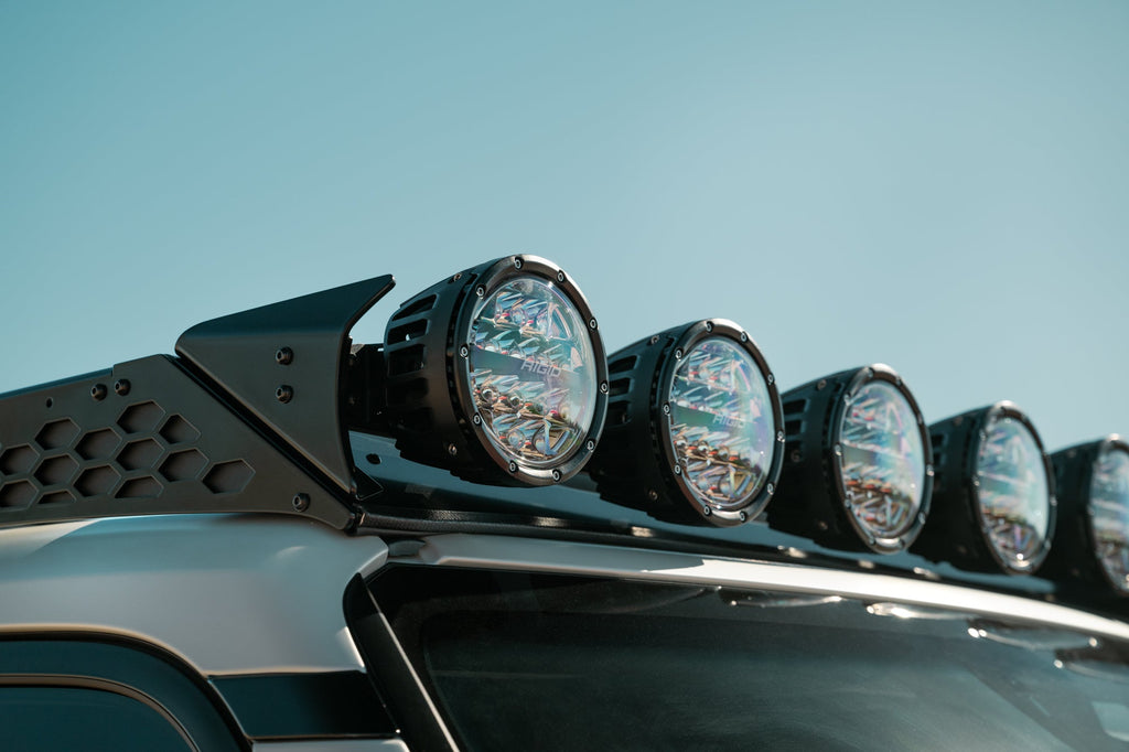 2024+ Land Cruiser & Lexus GX 550 Roof Rack RIGID Round Light Mount