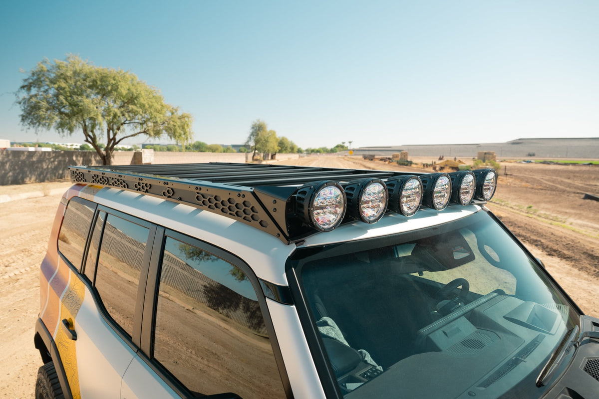 2024+ Land Cruiser & Lexus GX 550 Roof Rack RIGID Round Light Mount