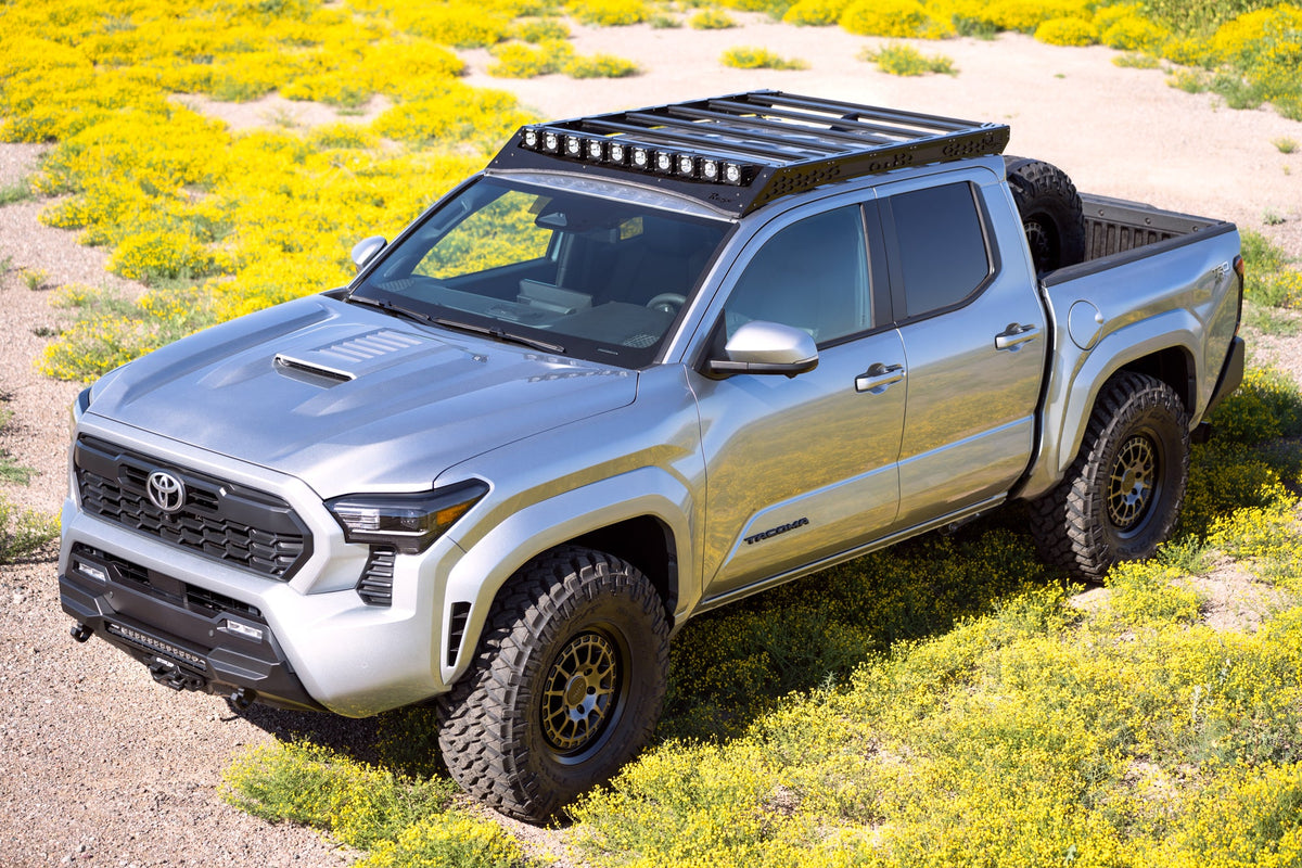 2024+ Toyota Tacoma Roof Rack | With Light Pocket