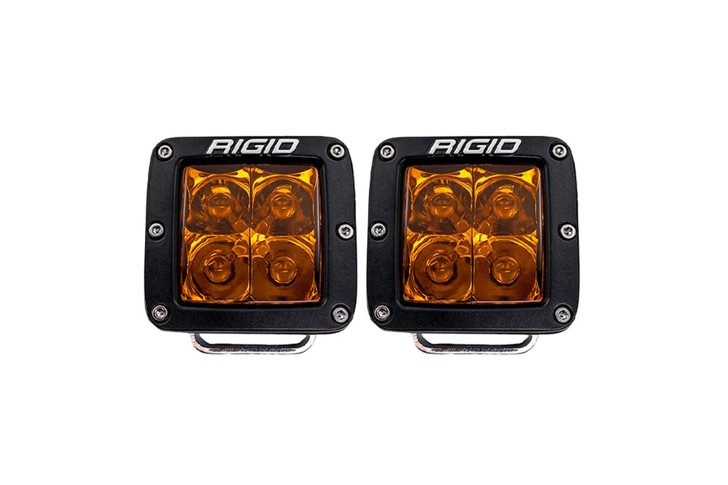 RIGID D-Series Spot with Amber PRO Lens Pair