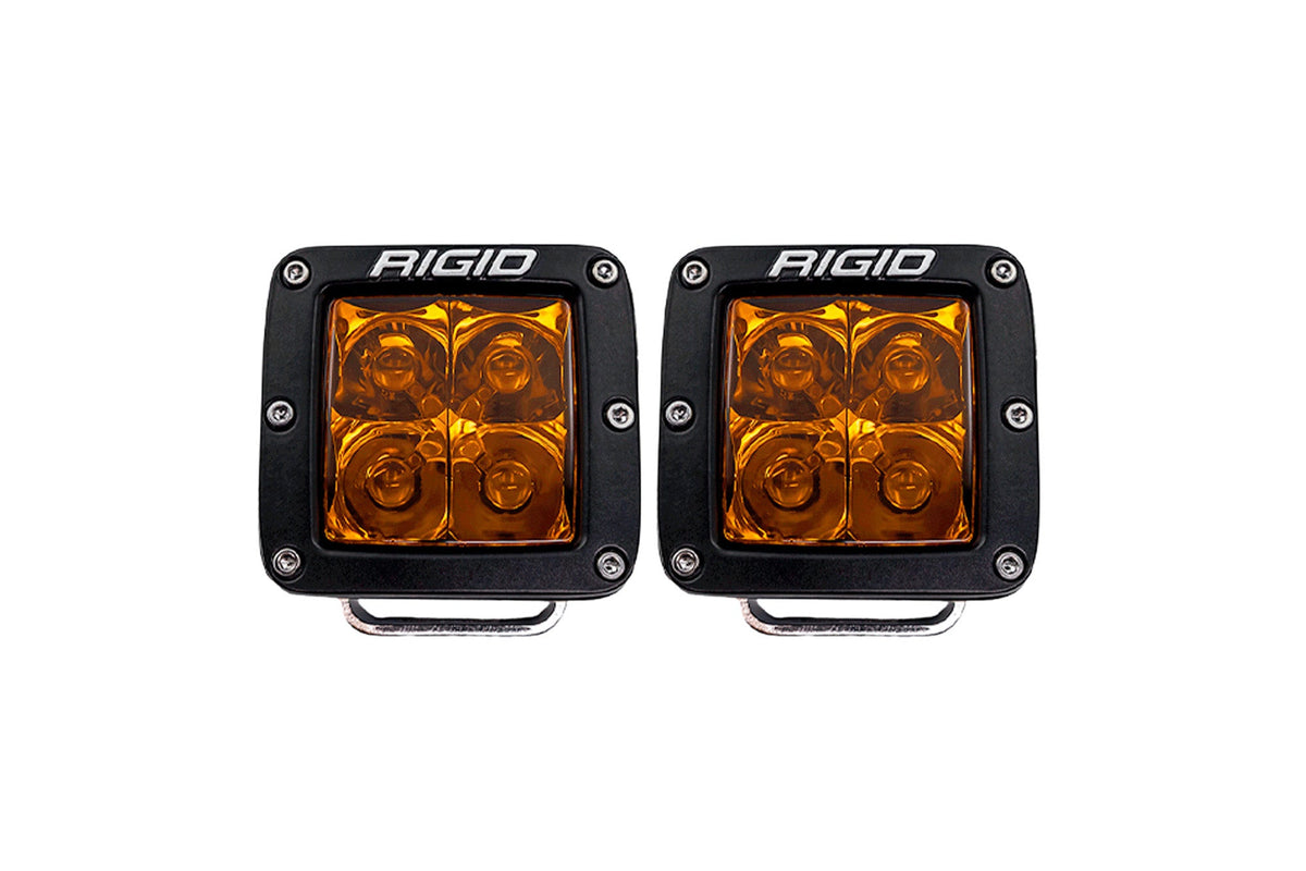 RIGID D-Series Spot with Amber PRO Lens Pair