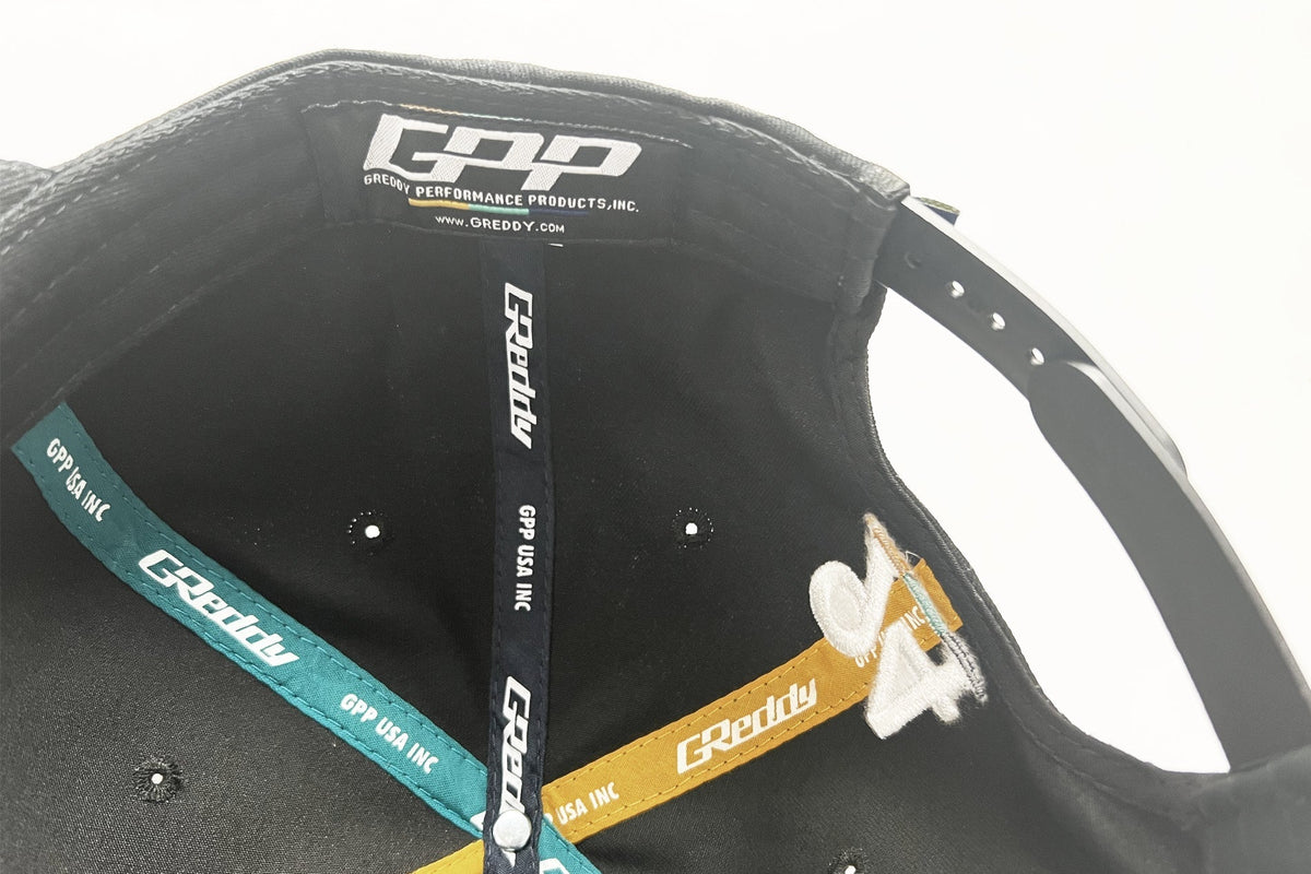 GReddy Racing Team Snap-Back Cap - Black