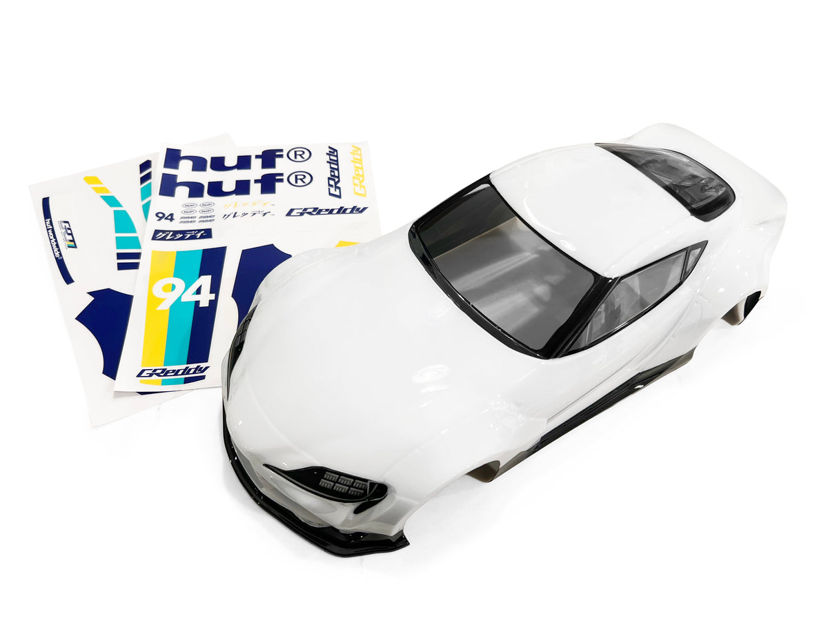 HUF x GReddy Yokomo Pandem A90 GR Supra 1/10 RC Body (clear) - (limited release)