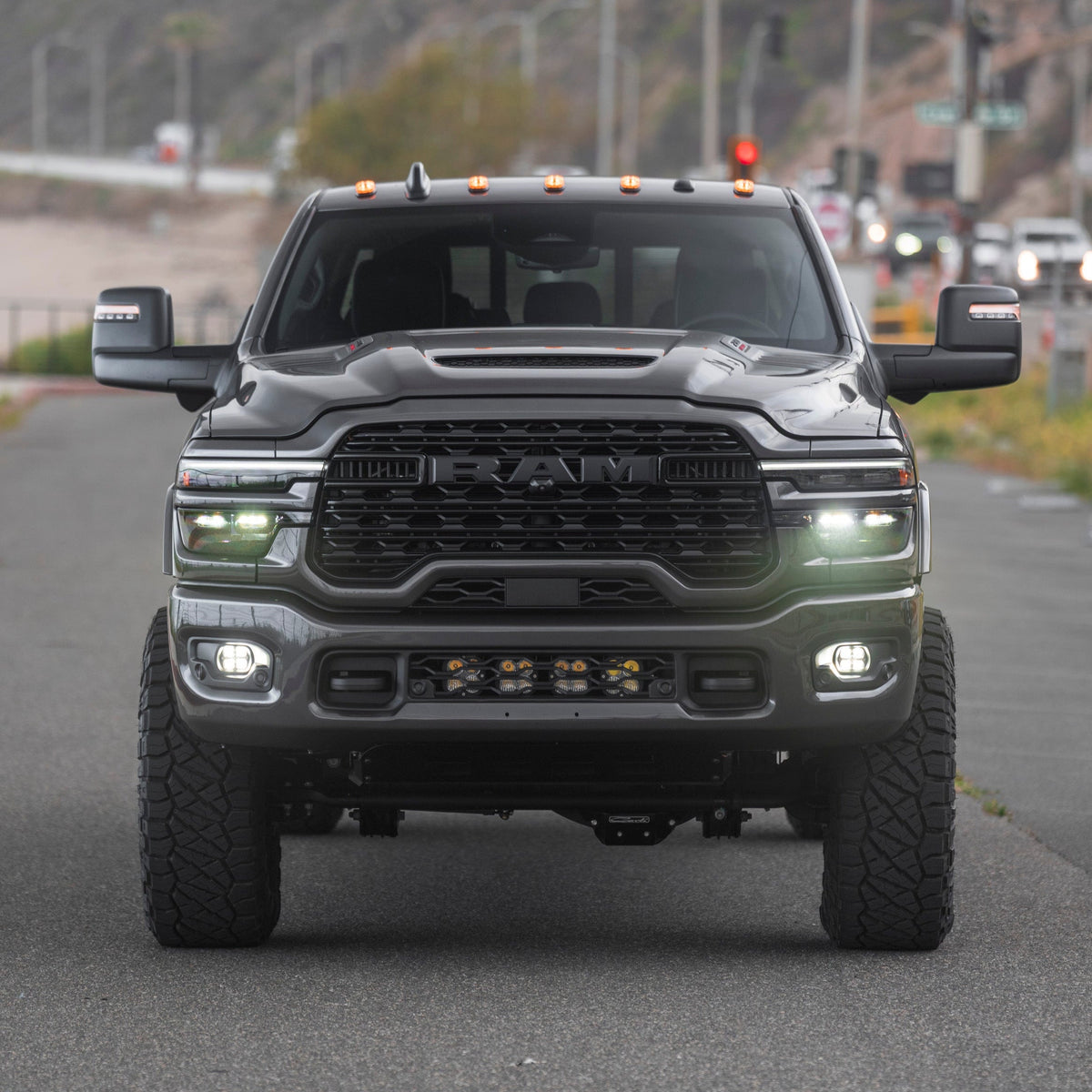 CJC Built 2019-2027 5th Gen Ram 2500/3500 Front Bumper Light Cradle System