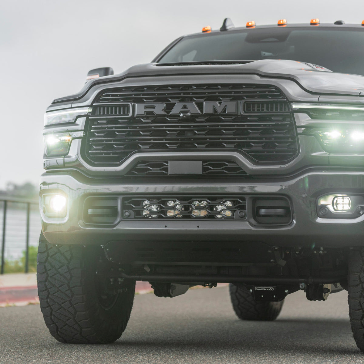 CJC Built 2019-2027 5th Gen Ram 2500/3500 Front Bumper Light Cradle System