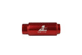 100 Micron Red Fuel Filter with 3/8 NPT Ports & Stainless Mesh Element