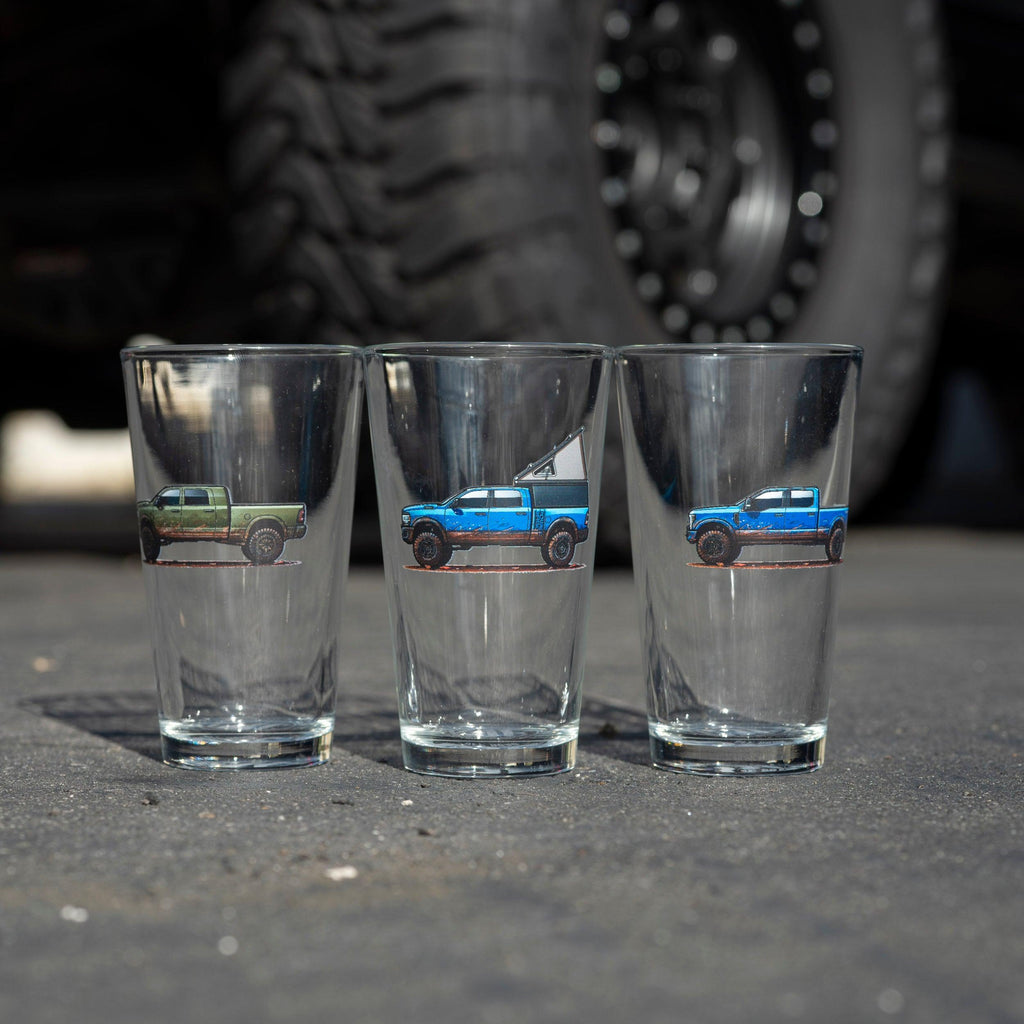 CJC Off Road Truck Pint Glass