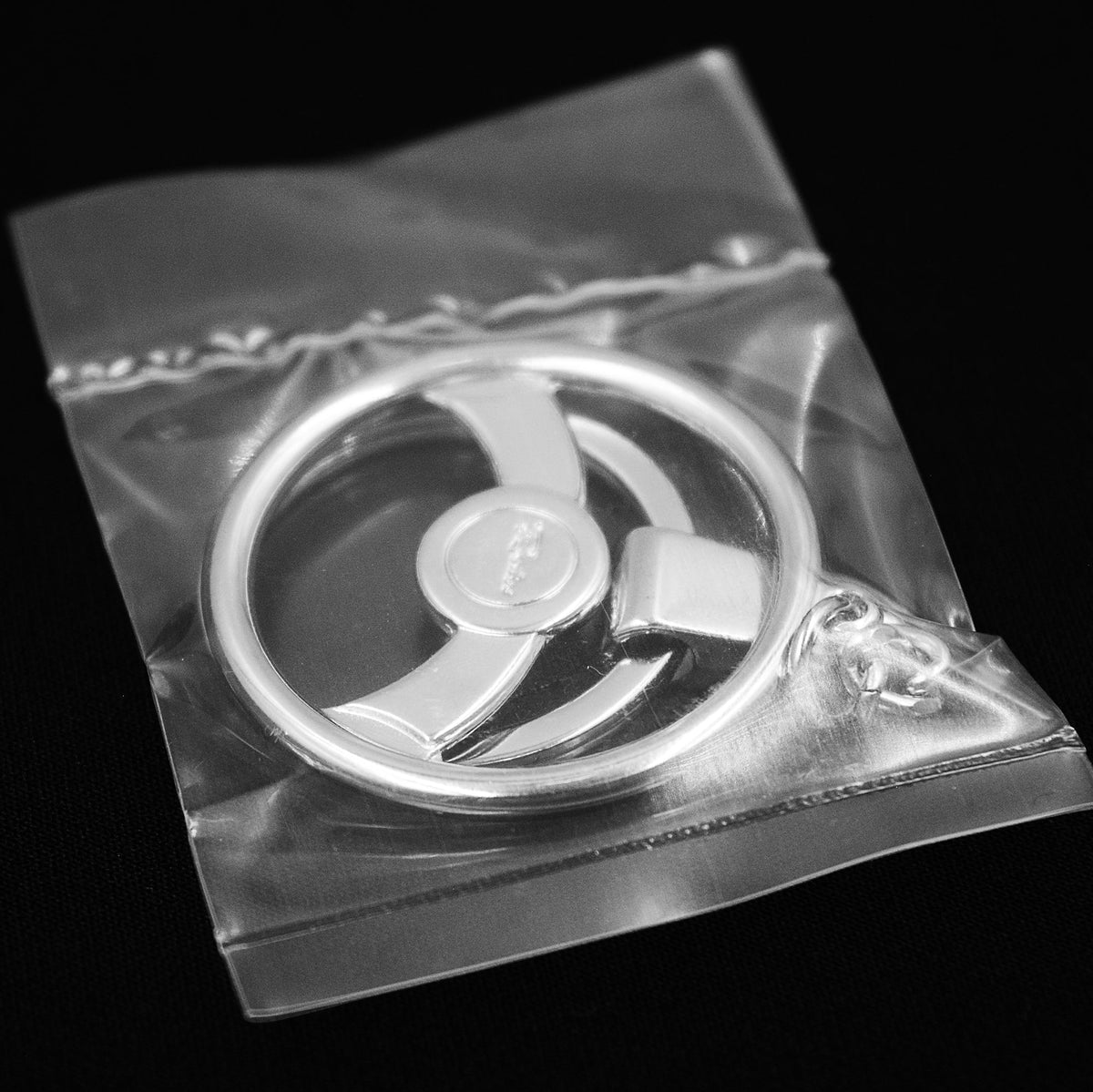 Billet Keychain - Metal Deceptive Steering Wheel
