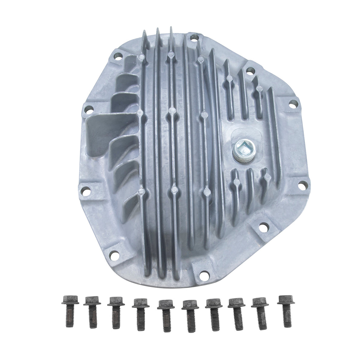 Finned aluminum cover for Dana 80
