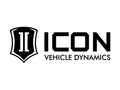 ICON Vehicle Dynamics Standard Logo Sticker, Black, 12” Wide
