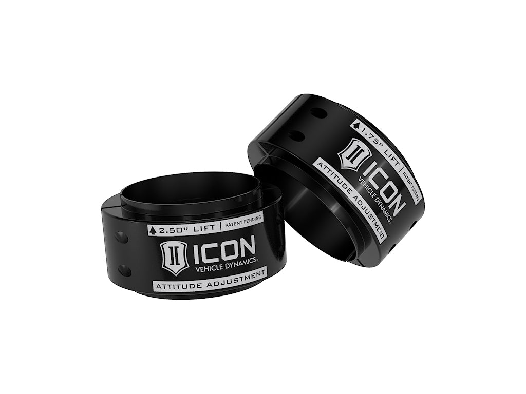 ICON Alloys 2021-2025 Ford F-150 Raptor, .5-2.5" Lift, Front, Attitude Adjustment Collar Leveling Kit