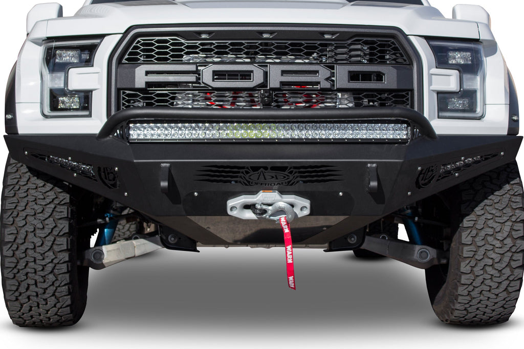 2017-2020 Ford F-150 Raptor HoneyBadger Front Bumper with Winch Mount | Heritage