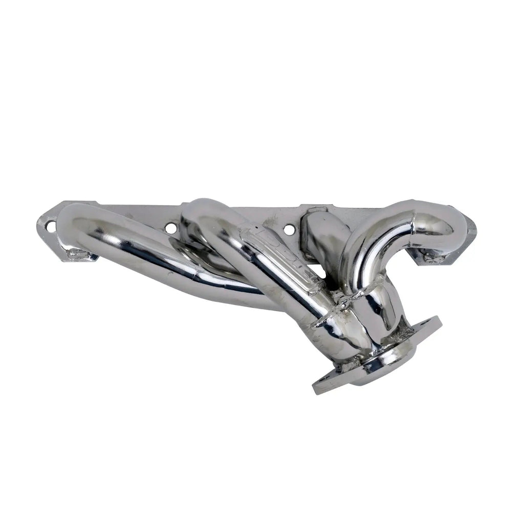 Ford F150 302 5.0 1-5/8 Shorty Exhaust Headers Polished Silver Ceramic 87-95