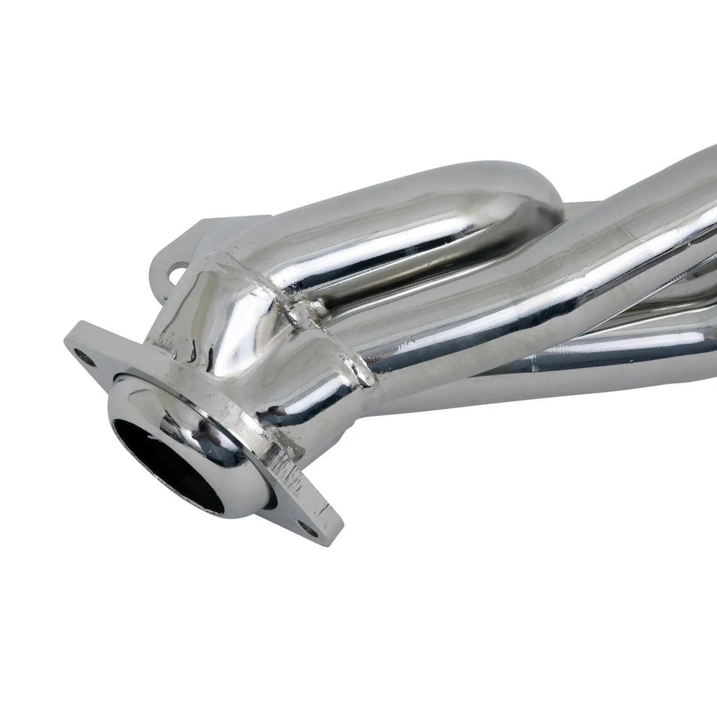 Ford F150 302 5.0 1-5/8 Shorty Exhaust Headers Polished Silver Ceramic 87-95