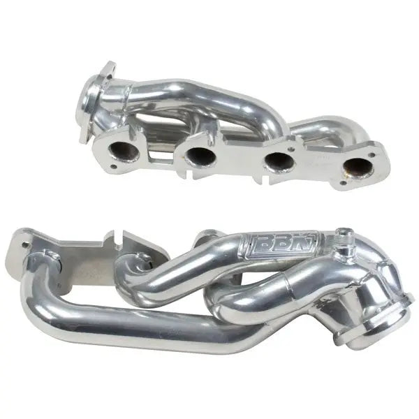 Ford F150 4.6 1-5/8 Shorty Exhaust Headers Polished Silver Ceramic 97-03