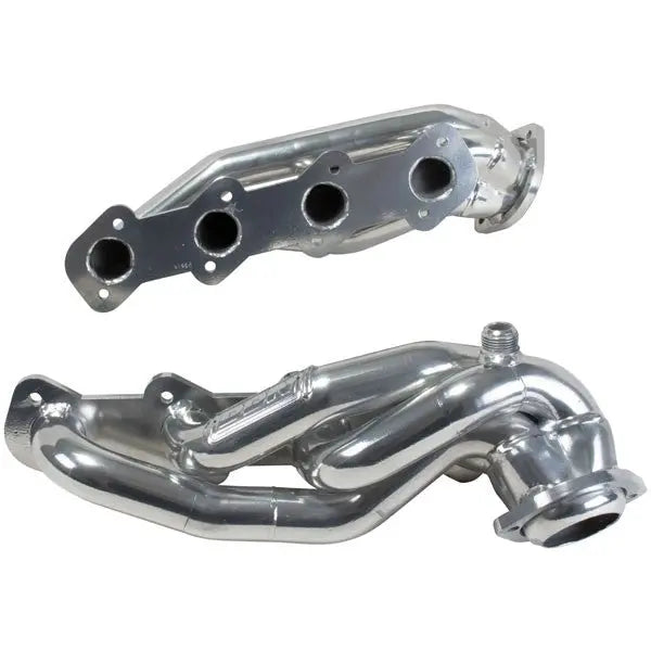 Ford F150 5.4 1-5/8 Shorty Exhaust Headers Polished Silver Ceramic 99-03