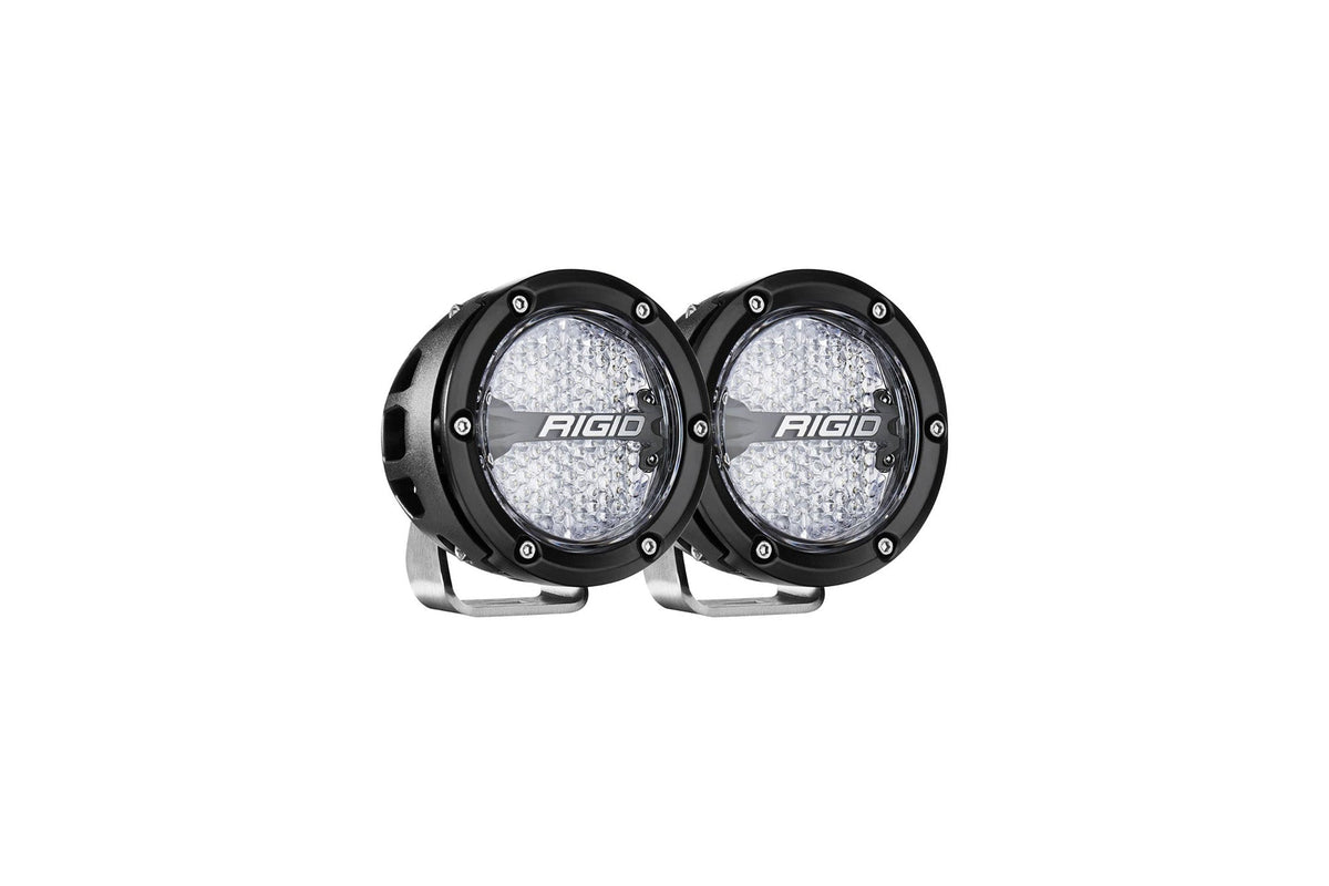 360-Series RGBW 4 Inch Diffused Optic with RGBW Backlight Pods
