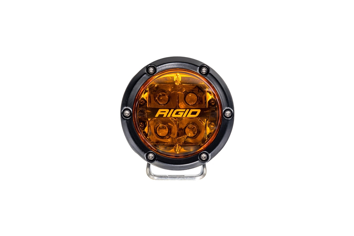 RIGID 360-Series 4" Spot with Amber PRO Lens | Pair