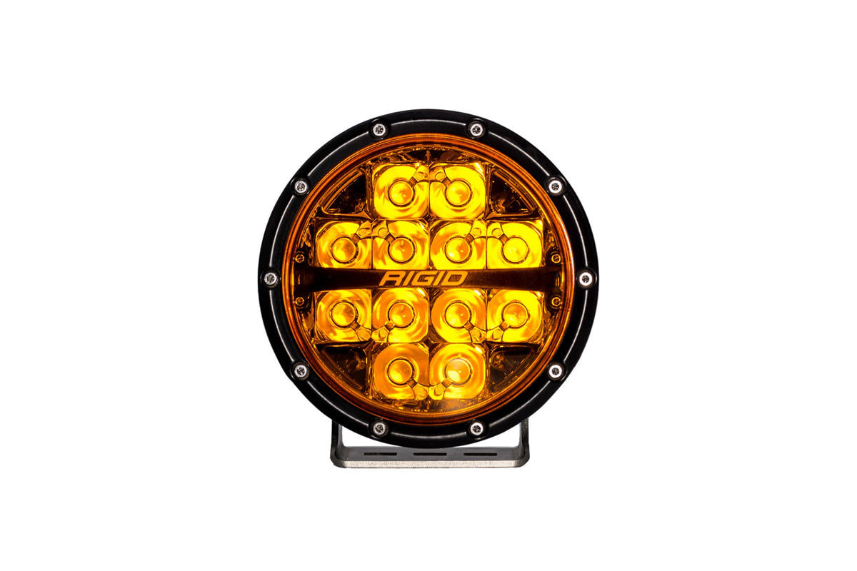 RIGID 360-Series 6 Inch Spot with Amber PRO Lens | Pair