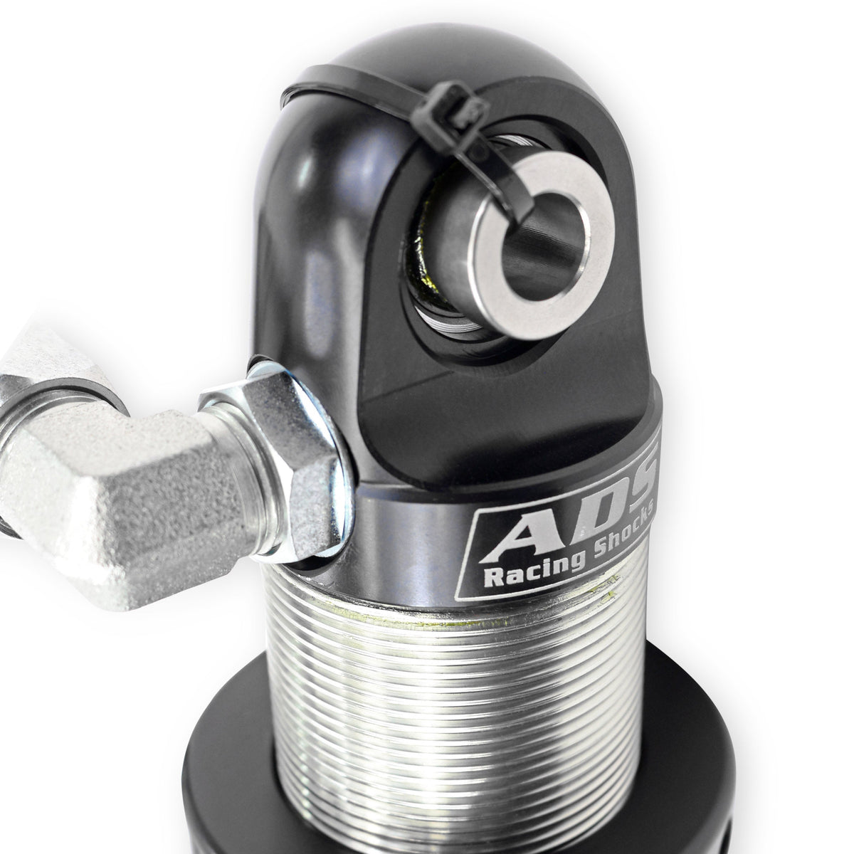 ADS 2.125" x 10" Stroke Coil-over Race Shock with Remote Reservoir (90 Degree Hose) with Compression Adjuster