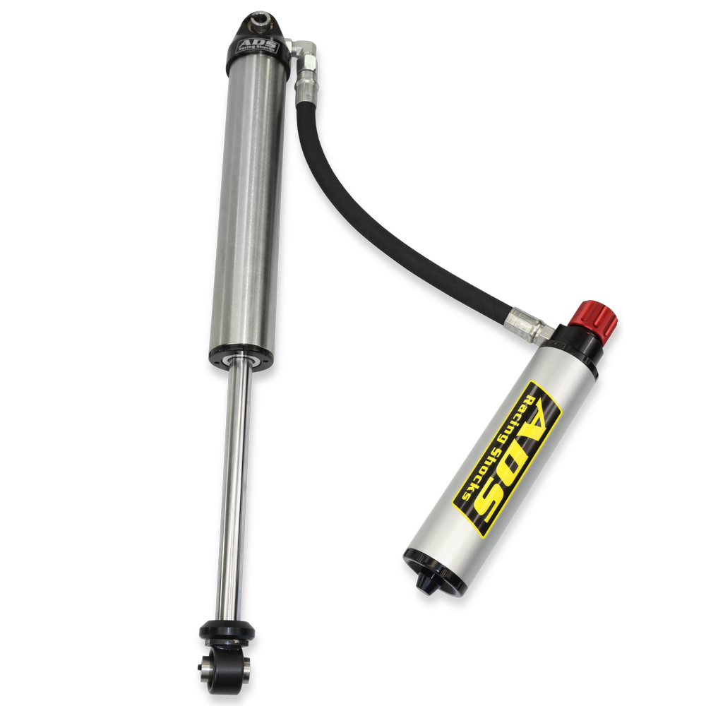 ADS 2.5" x 10" Stroke Smooth Body Race Shock with Remote Reservoir (90 Degree Hose) with Compression Adjuster