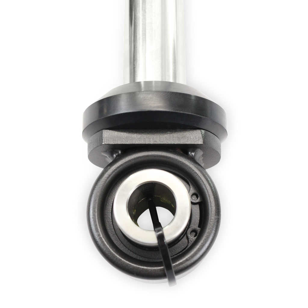 ADS 2.5" x 10" Stroke Short Body Smooth Body with Remote Reservoir (90 Degree Hose)