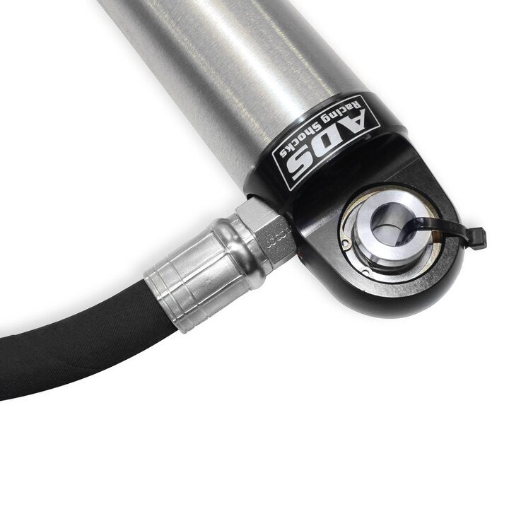 ADS 2.125" x 10" Stroke Smooth Body Race Shock with Remote Reservoir Welded Eye (Straight Hose)