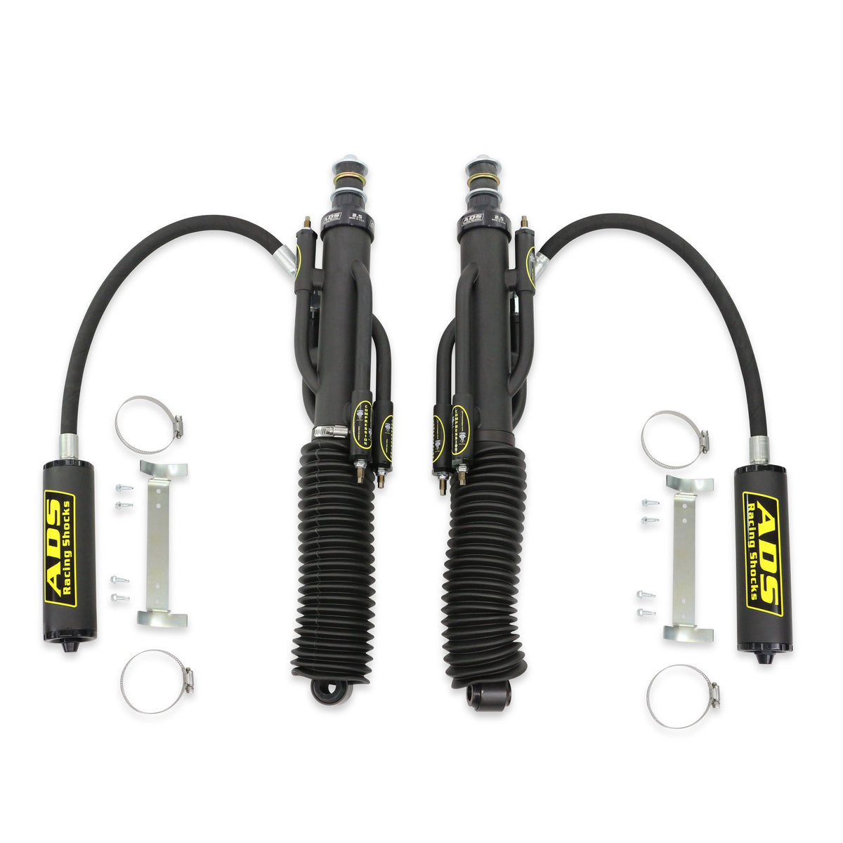 ADS Direct Fit 2.5" 3-Tube Bypass Reservoir Race Shocks - Black - Rear 250-4RFJR-BP0-BLK