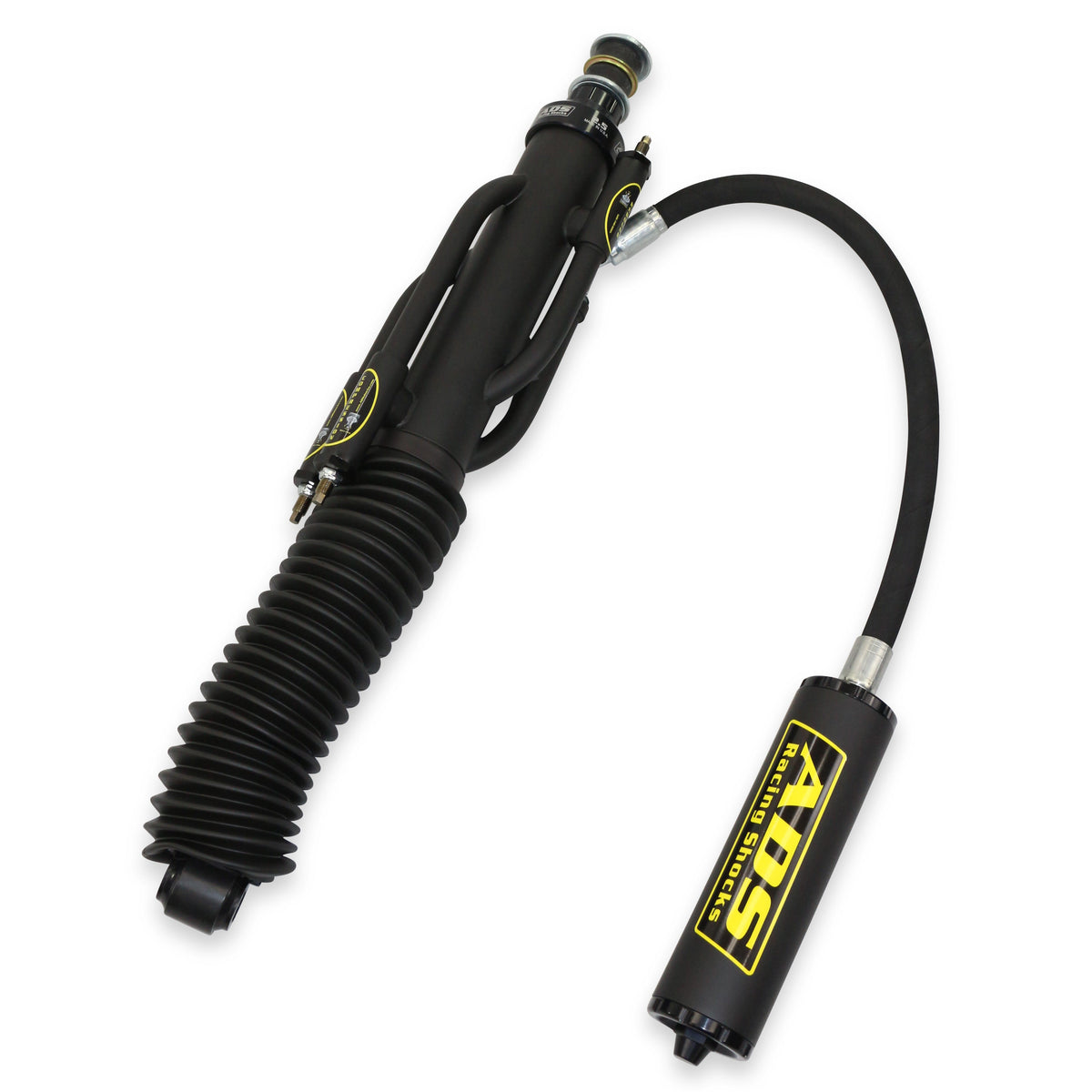 ADS Direct Fit 2.5" 3-Tube Bypass Reservoir Race Shocks - Black - Rear 250-4RFJR-BP0-BLK