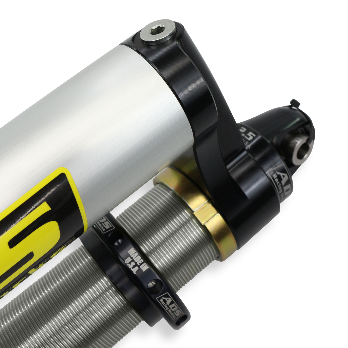 ADS 2.5" x 14" Stroke Coil-over Race Shock with Swivel Piggy back Compression Adjuster