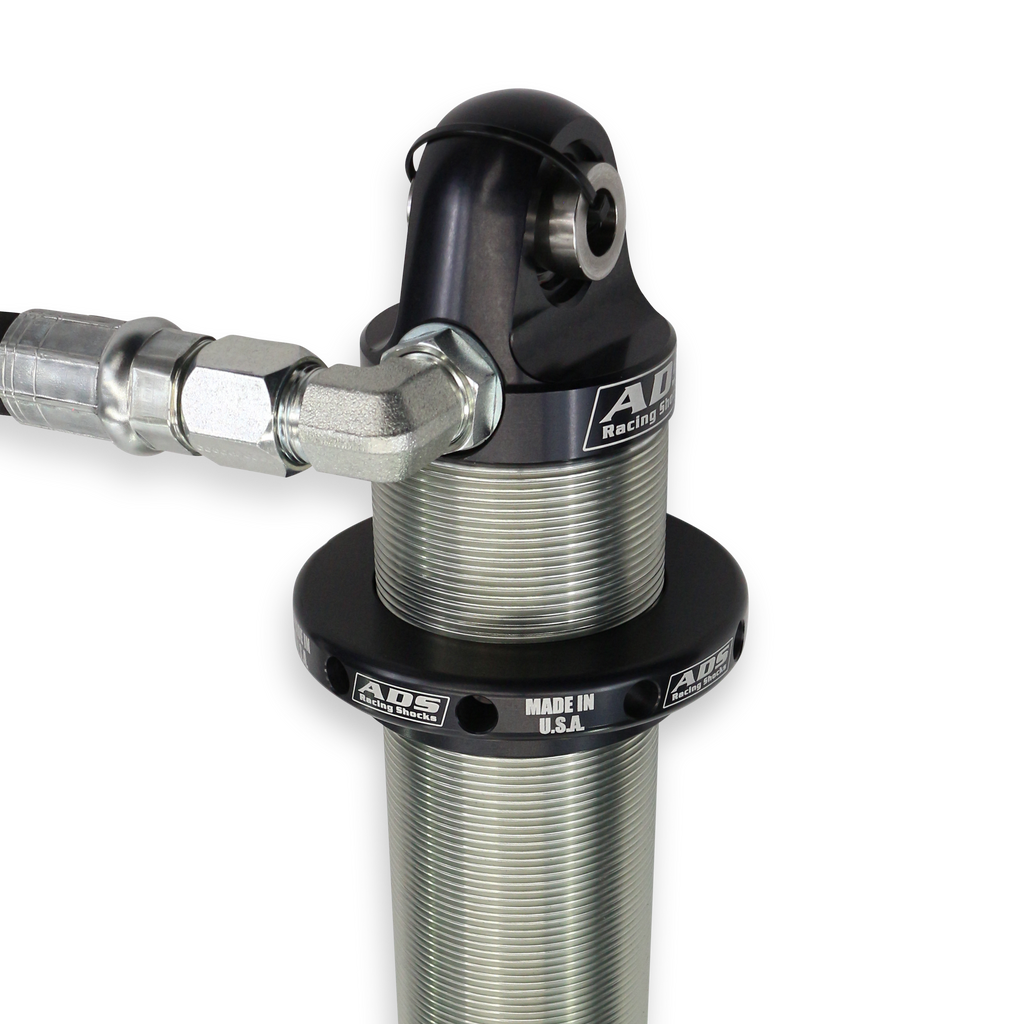 ADS 2.5" x 14" Stroke Coil-over Race Shock with Remote Reservoir (90 Degree Hose) with Compression Adjuster