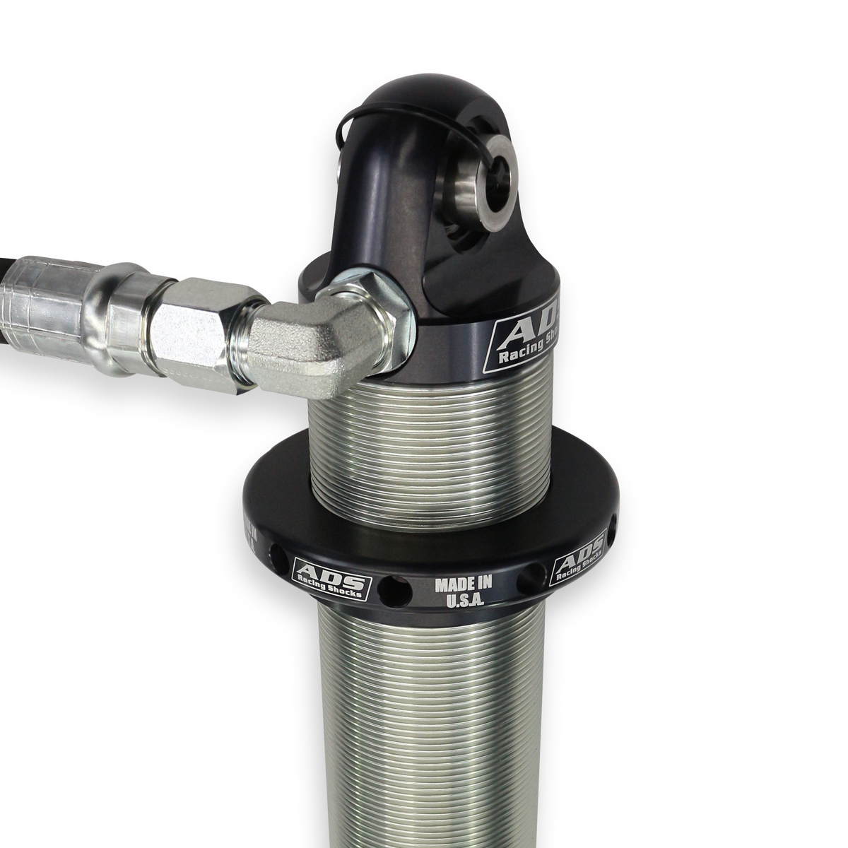 ADS 2.5" x 14" Stroke Coil-over Race Shock with Remote Reservoir (90 Degree Hose) with Compression Adjuster