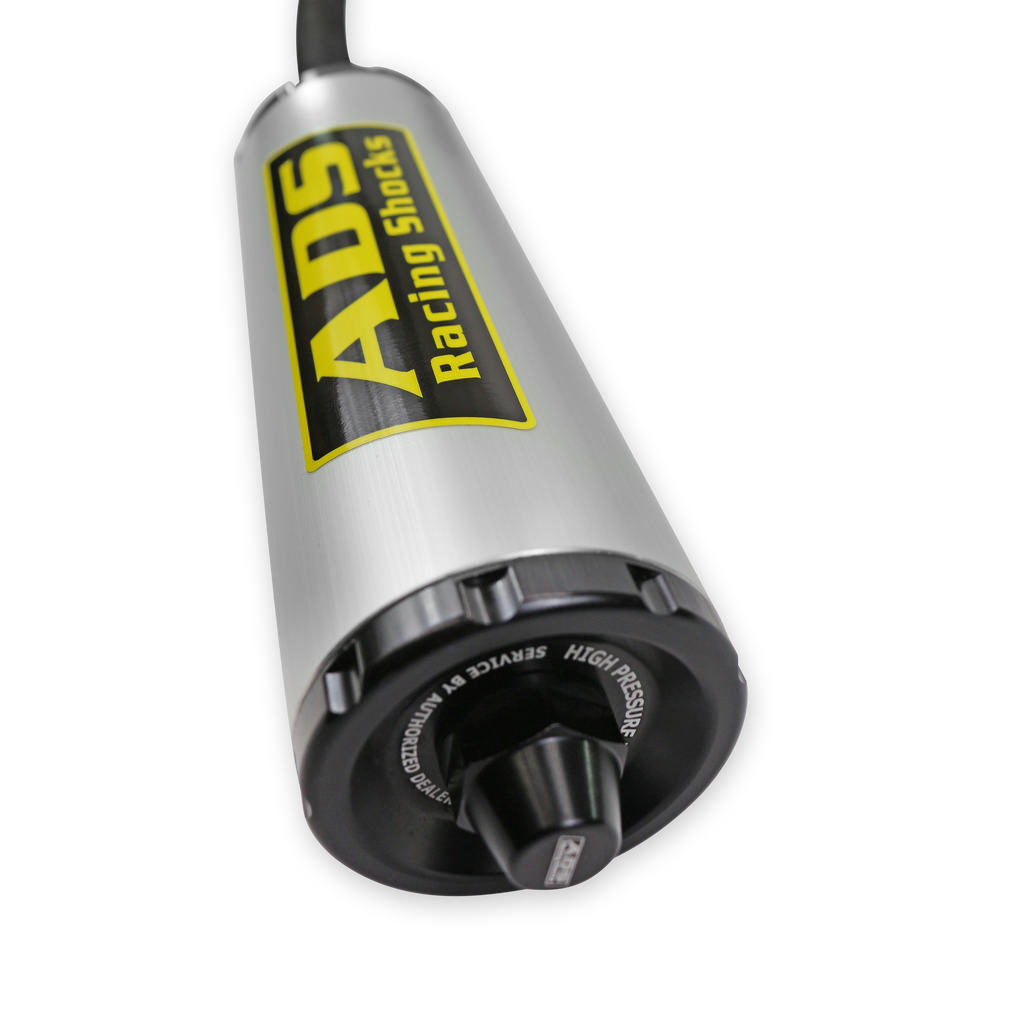 ADS 2.5" x 8" Stroke Coil-over Race Shock with Remote Reservoir (90 Degree Hose) +1" Rod End with Compression Adjuster