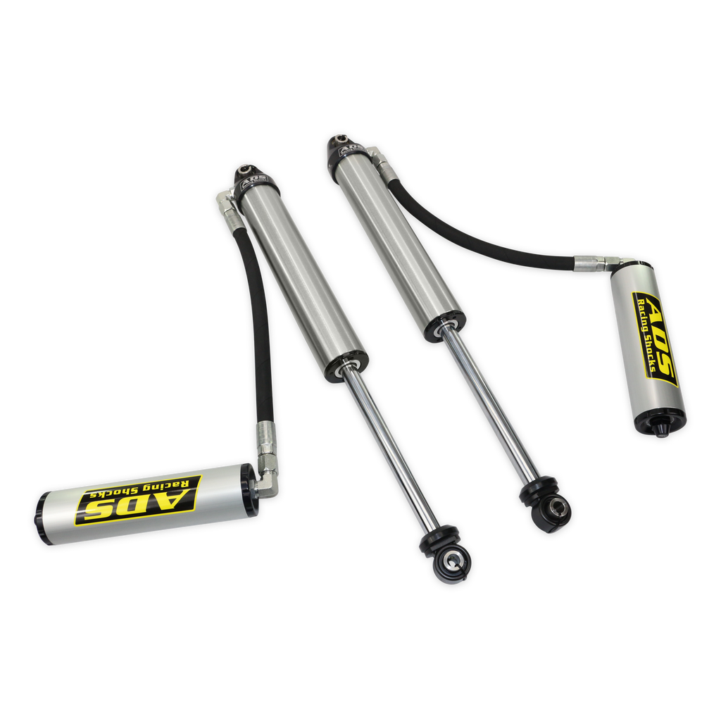ADS 2.5" x 11.875" Stroke Short Body Smooth Body with Remote Reservoir (90 Degree Hose)