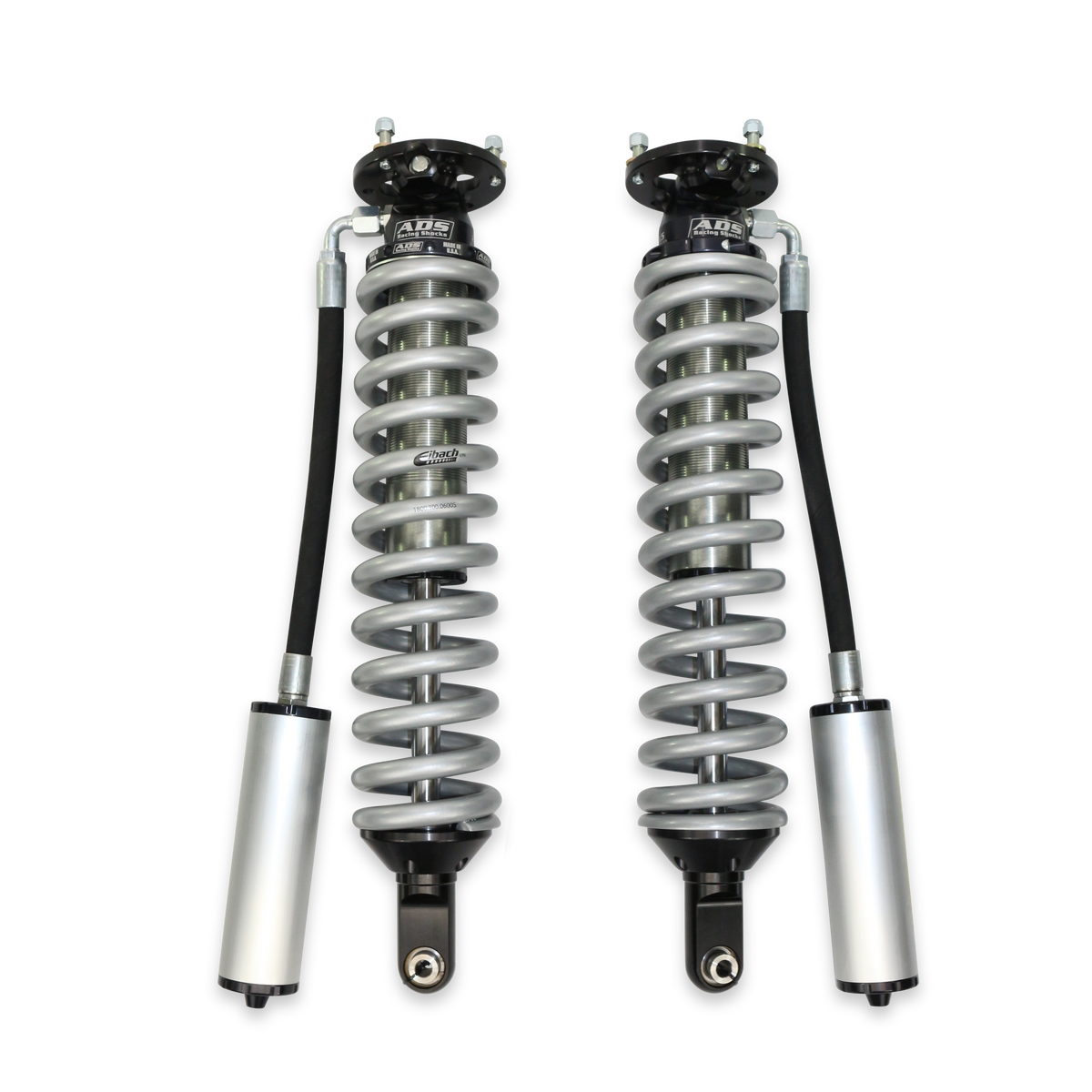 ADS 2.5" x 9.5" Stroke Short Body Smooth Body with Remote Reservoir (Straight Hose)