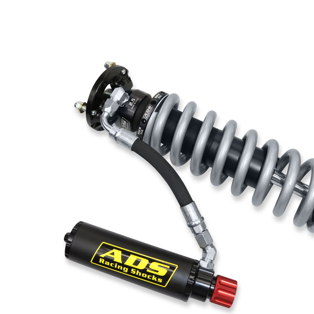 ADS Direct Fit 2.5" Adjustable Reservoir Race Coilovers - Black - Front 250-T4006-A70-BLK