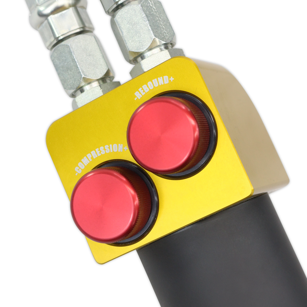 ADS 3.0" x 16" Multi Bypass Ring Coilover Remote 4 Way Adjustable Recirculating Reservoir