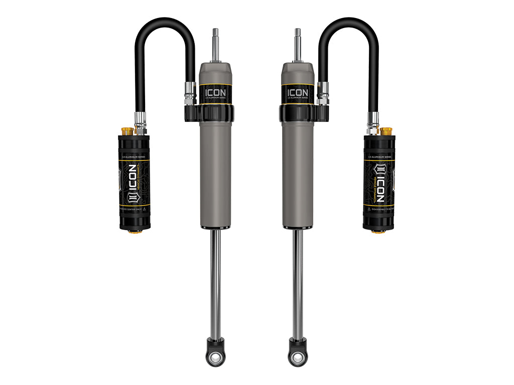 ICON 2024-2025 Toyota Land Cruiser 250 Series/2024-2026 Lexus GX550, 0-3” Lift, Rear, V.S. 2.5 Aluminum Series Shock Absorbers, Remote Reservoir w/ CDCV, Pair
