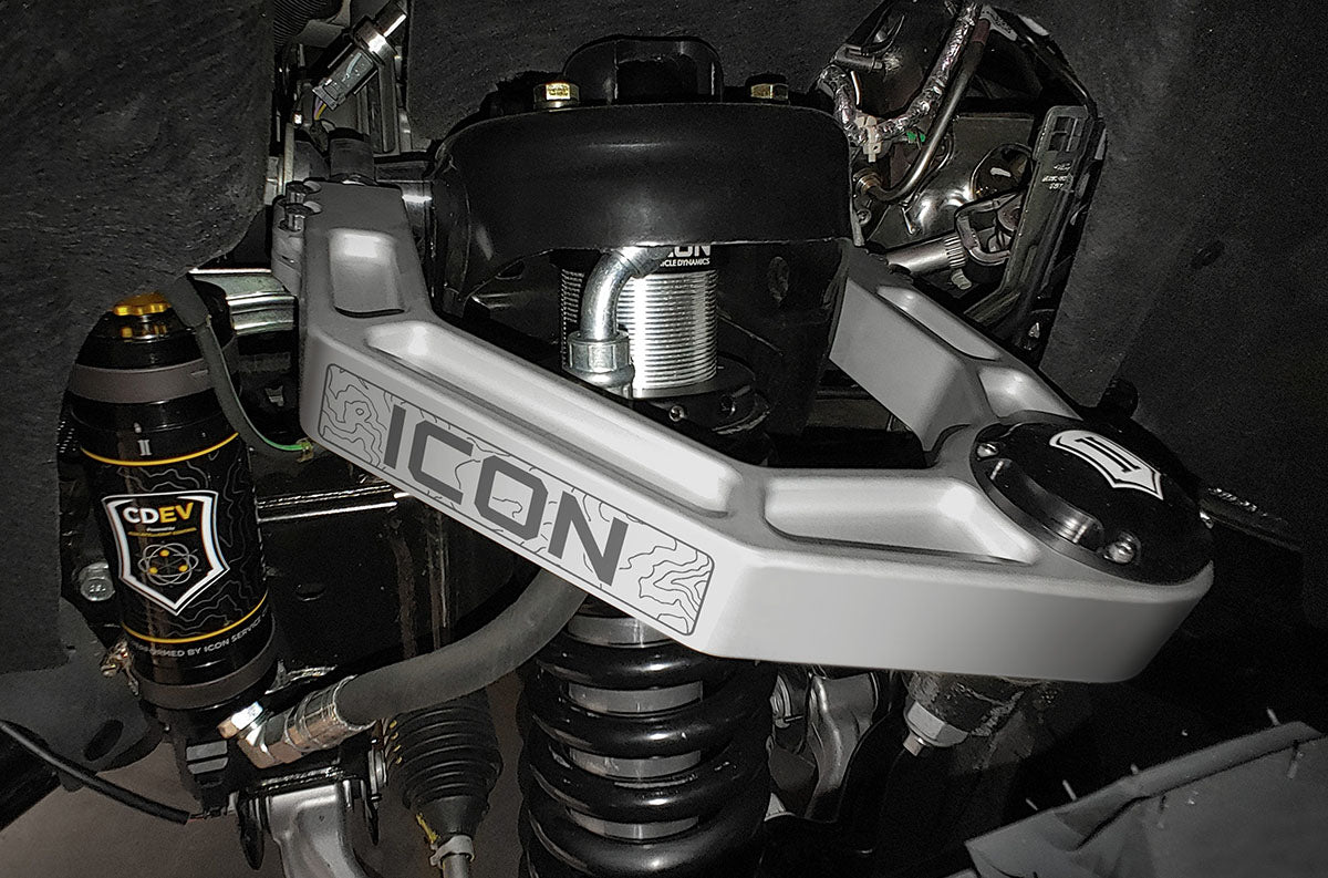 ICON 2021-2026 Ford Bronco, Non-Sasquatch, 3-4" Lift, Stage 8 Suspension System, Billet, Heavy Rate Rear Springs