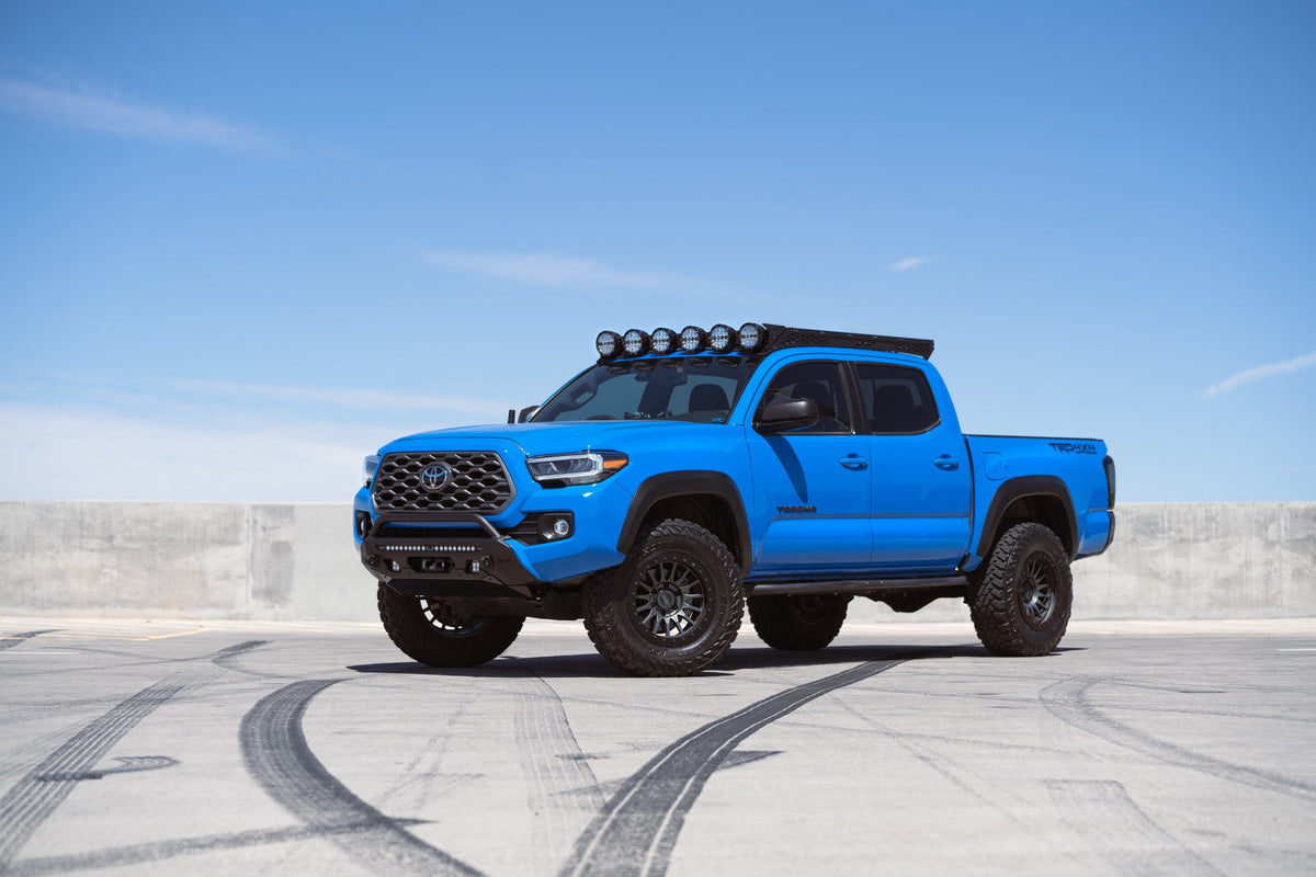 2016-2023 Toyota Tacoma Center Mount Winch Front Bumper w/ Top Hoop