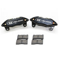 BLOX Racing 4-Piston Calipers w/Brake Pads