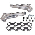 Dodge Charger 300C 5.7 Hemi 1-3/4 Shorty Exhaust Headers Polished Silver Ceramic 05-08