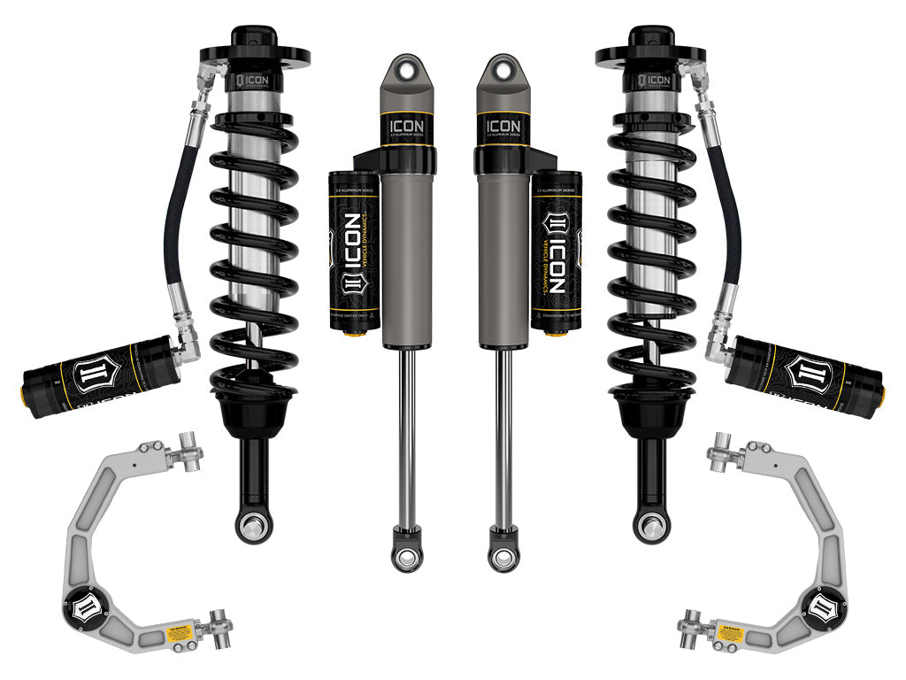 ICON 2021-2025 Ford F-150 Tremor, 2.5-3" Lift, Stage 3 Suspension System, Billet