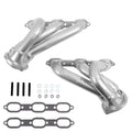 Dodge Challenger Charger 300 V6 3.5 1-3/4 Shorty Headers - Polished Silver Ceramic 06-10