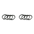Yukon Full Circle Snap Rings (4) for Dana 60 733X U-Joint with Aftermarket Axle