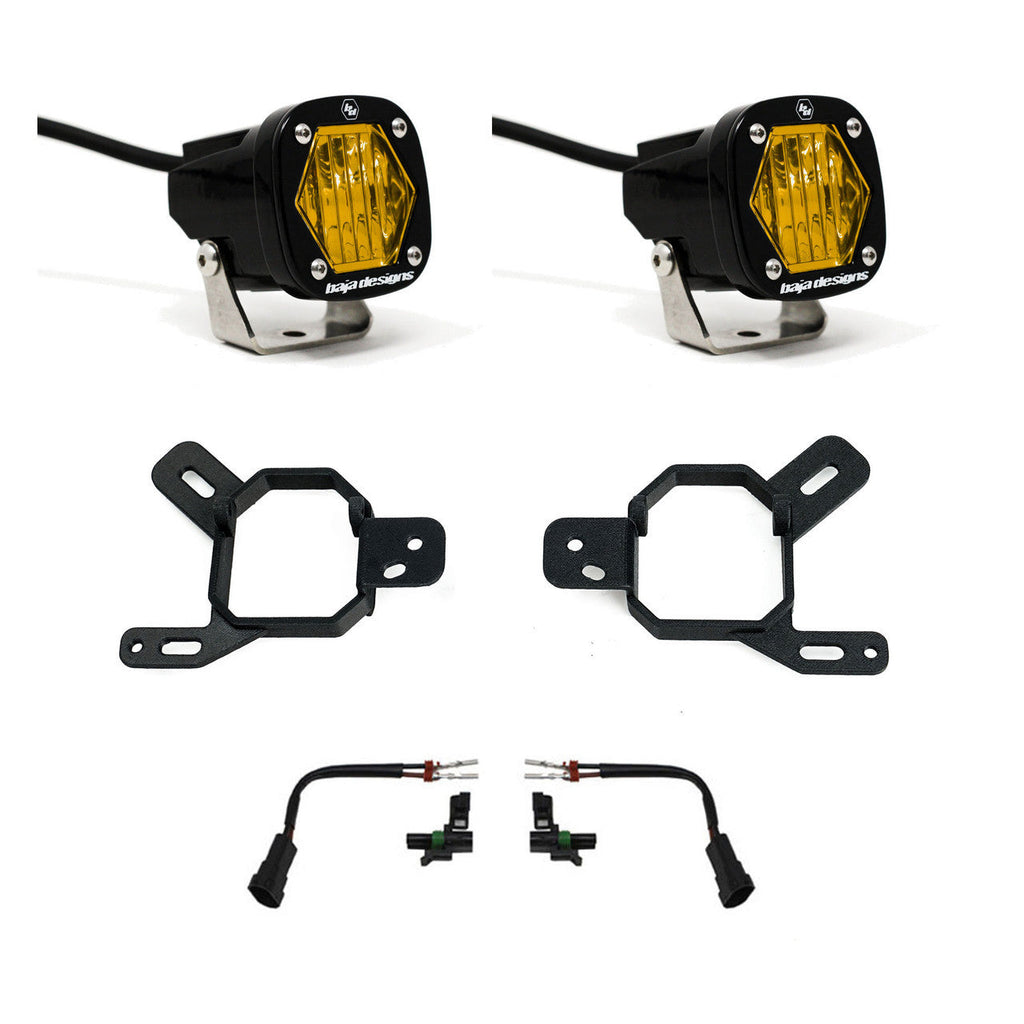 Baja Designs GMC, S1 FOG POCKET LIGHT KIT - GMC 2024-2025 2500/3500; 2025 1500 AT4-X