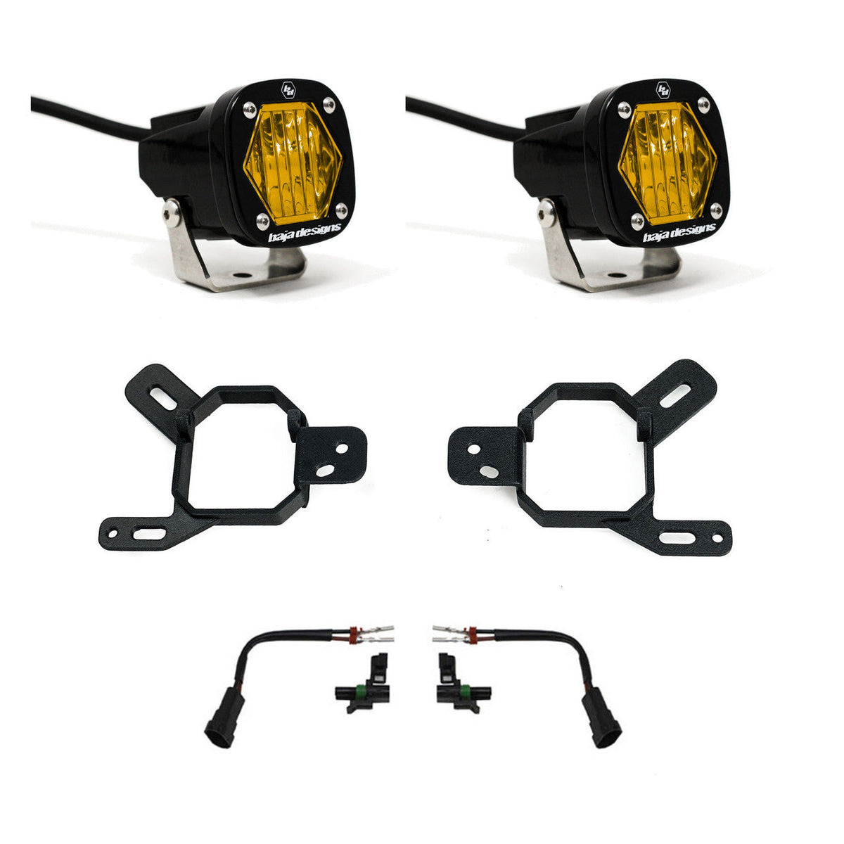 Baja Designs GMC, S1 FOG POCKET LIGHT KIT - GMC 2024-2025 2500/3500; 2025 1500 AT4-X