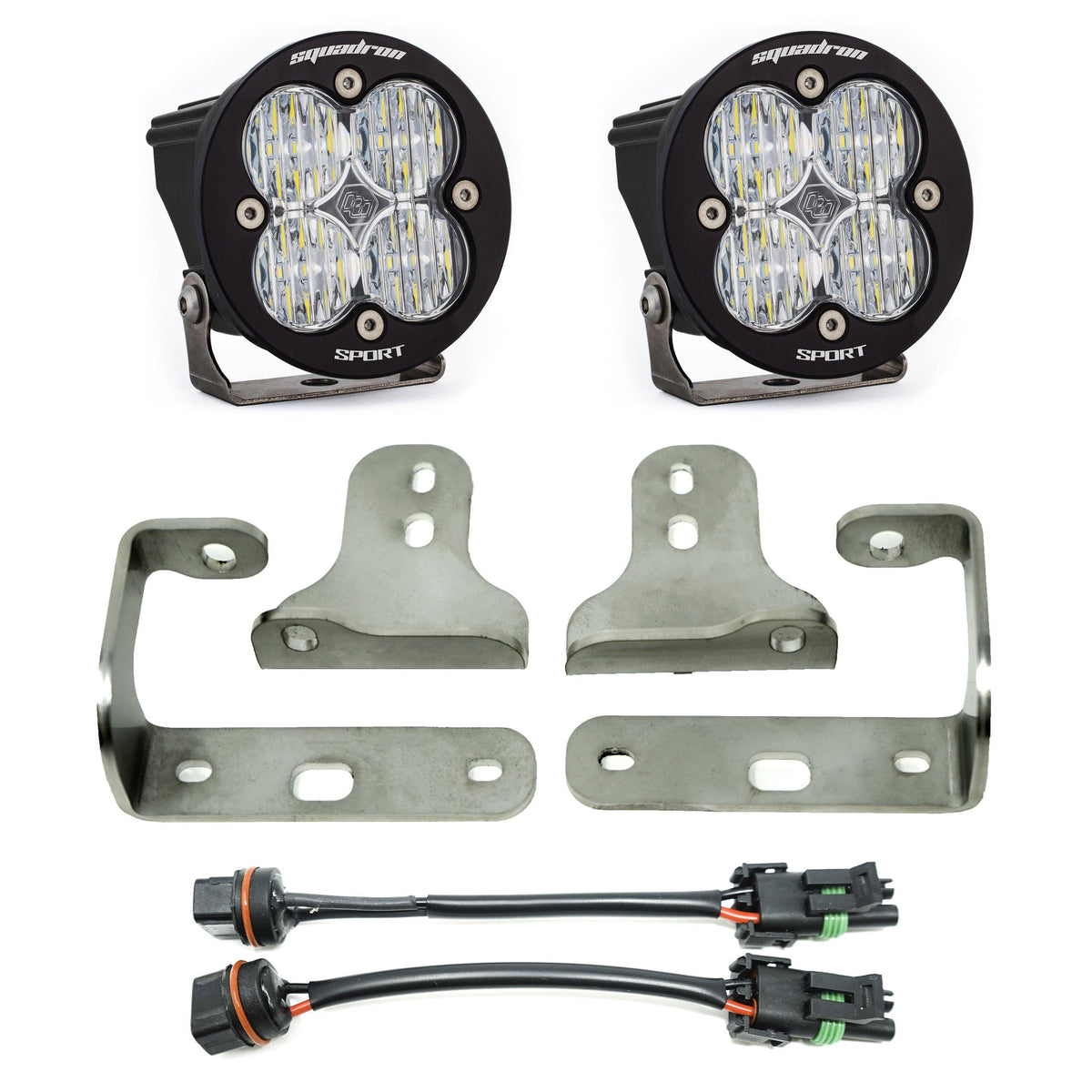 Baja Designs Jeep JL, Sport/Sport-S, Squadron-R, Fog Pocket Kit - CJC Off Road
