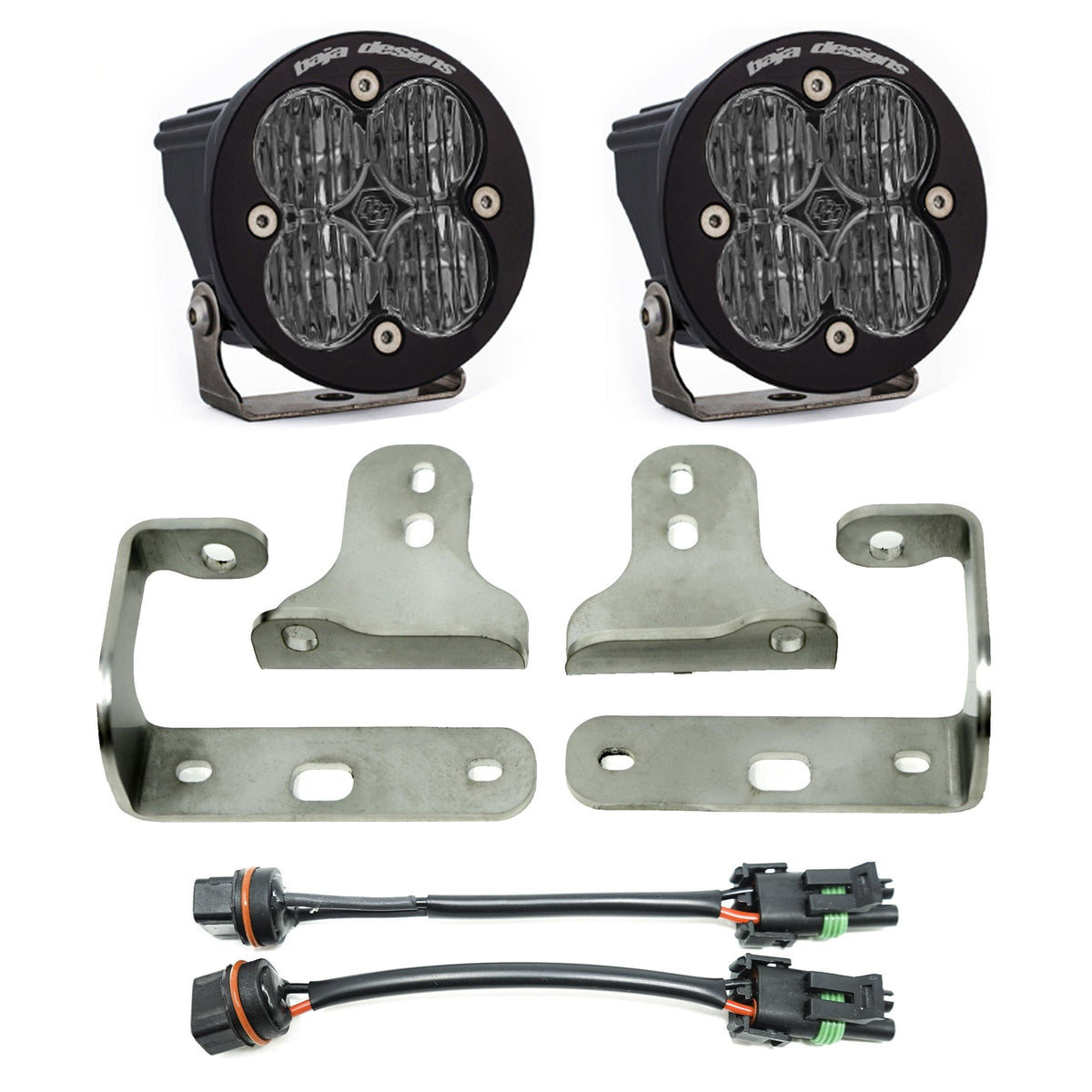 Baja Designs Jeep JL, Sport/Sport-S, Squadron-R, Fog Pocket Kit