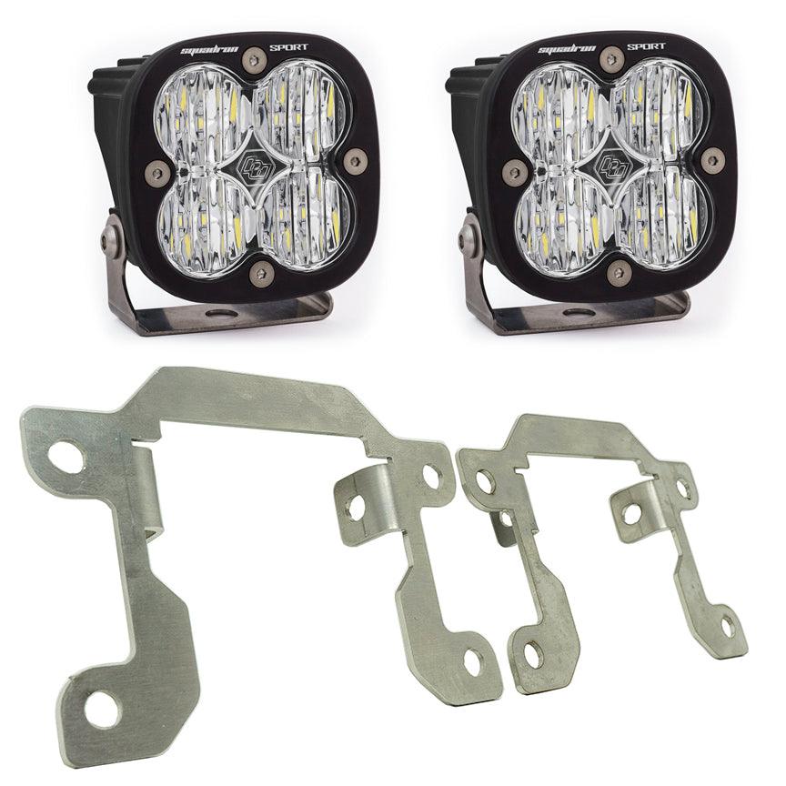 Baja Designs Ford, Ranger (19-On) / Bronco Plastic Bumper (21-On), Fog Pocket Kits